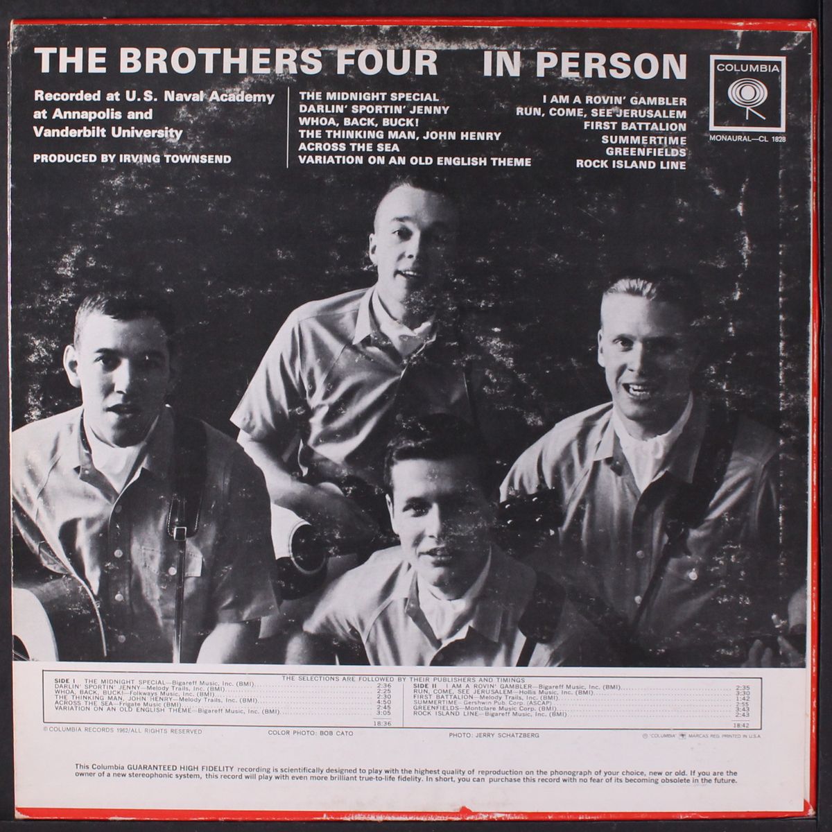 in person by BROTHERS FOUR