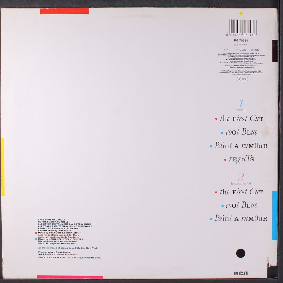 touch dance by EURYTHMICS