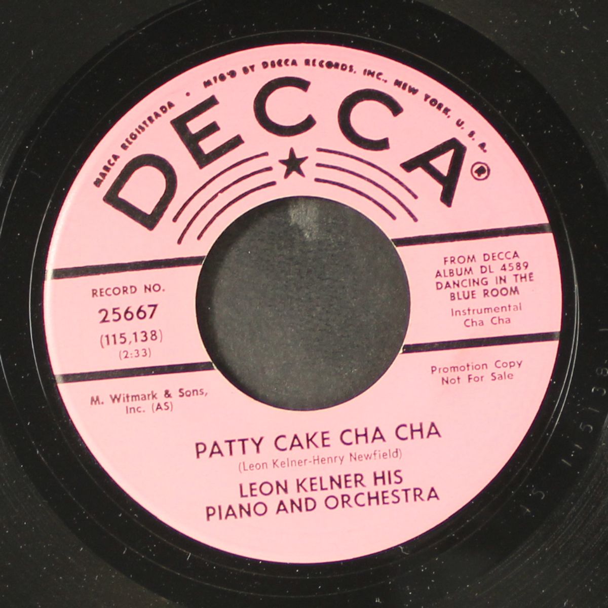 patty cake cha cha / yours by LEON KELNER