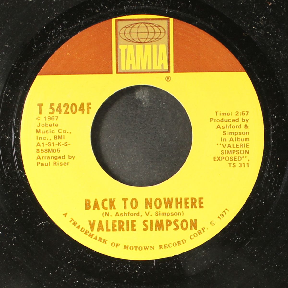 can't it wait until tomorrow / back to nowhere by VALERIE SIMPSON