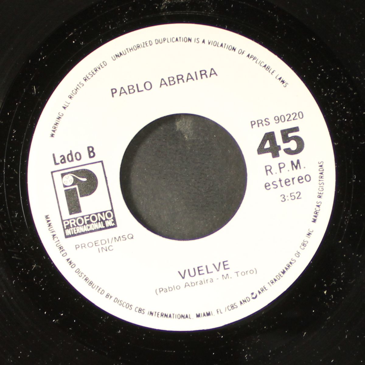 vuelve by PABLO ABRAIRA