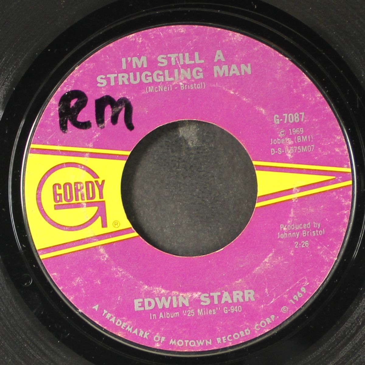 i'm still a struggling man / pretty little angel by EDWIN STARR