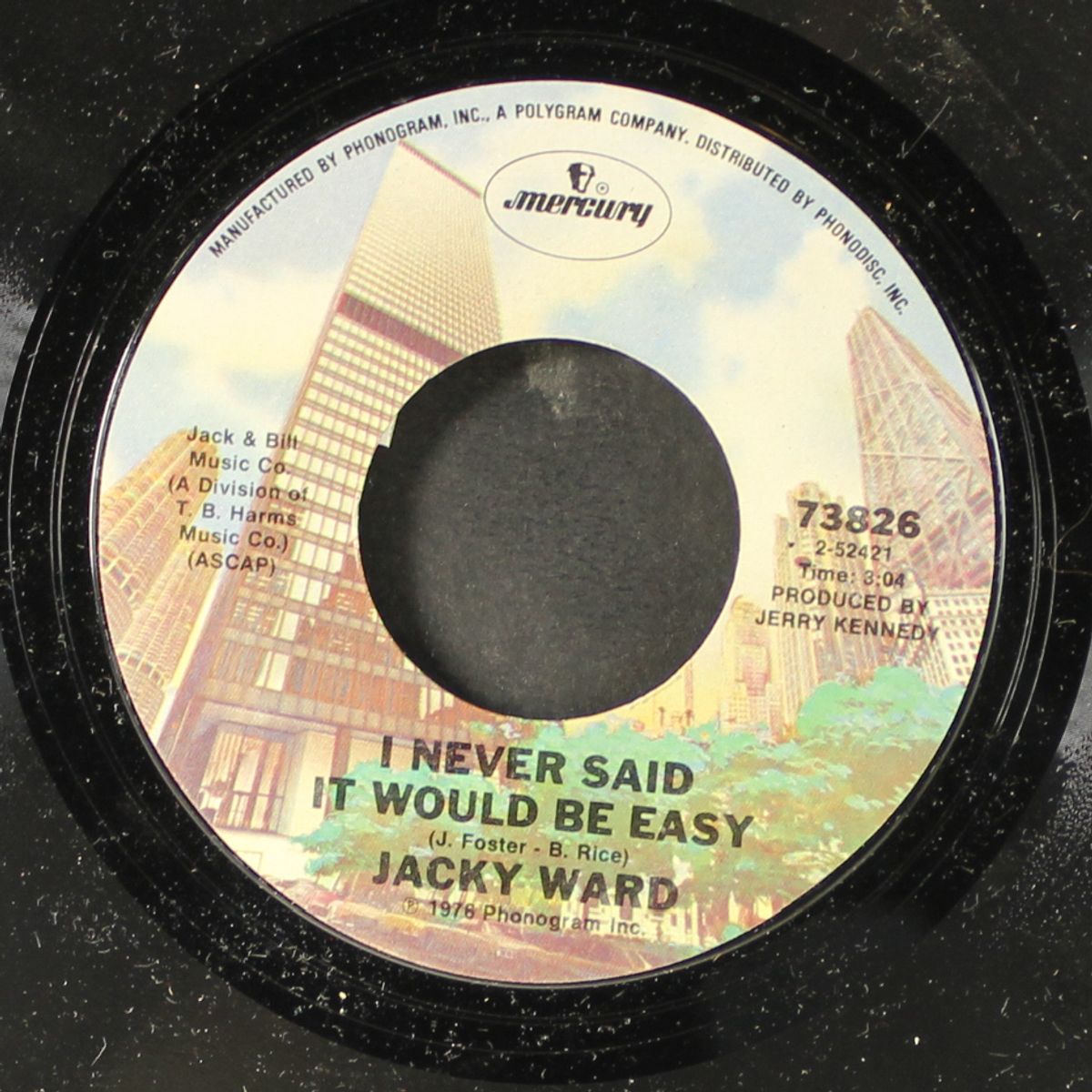 i never said it would be easy / nobody's perfect by JACKY WARD