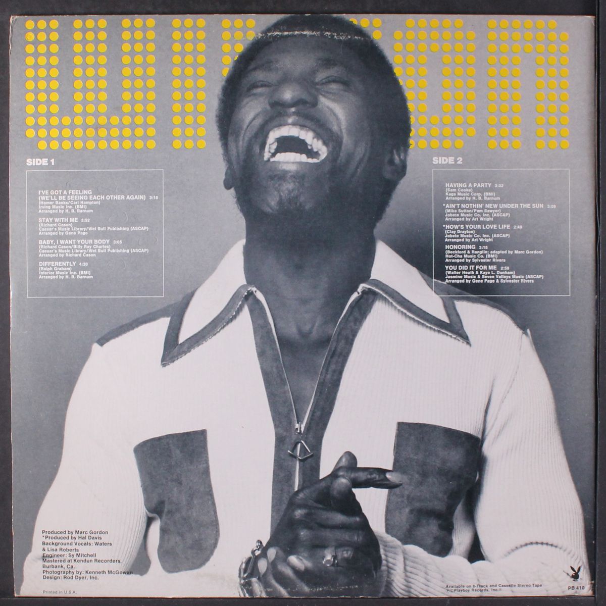 i've got a feeling by AL WILSON