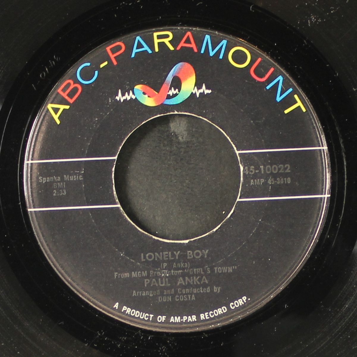 lonely boy / your love by PAUL ANKA