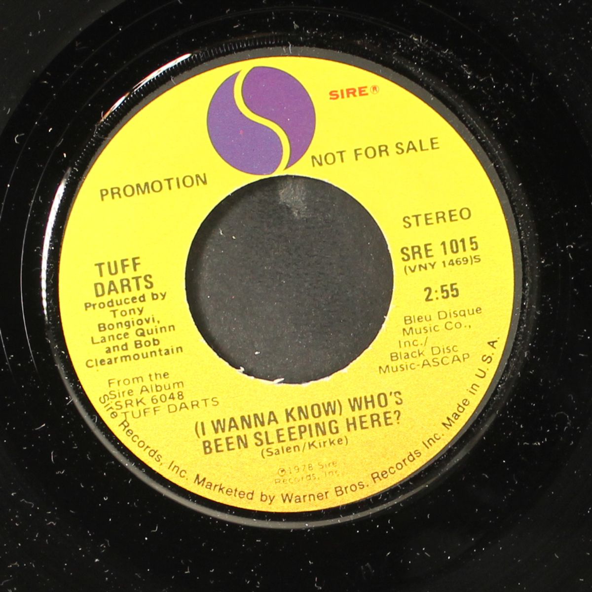 who's been sleeping here? / mono by TUFF DARTS