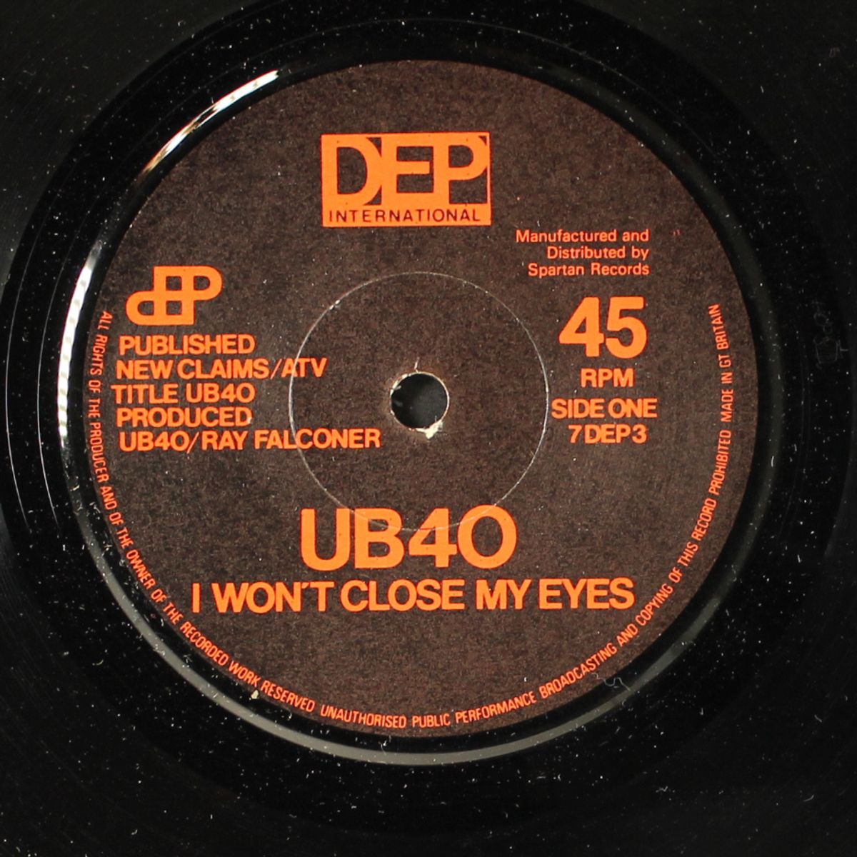 i won't close my eyes by UB40
