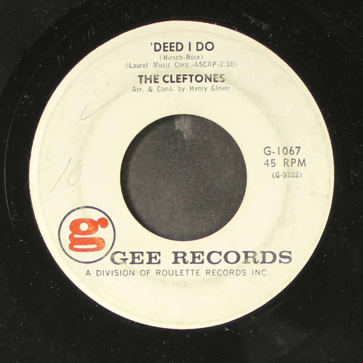 for sentimental reasons / 'deed i do by CLEFTONES