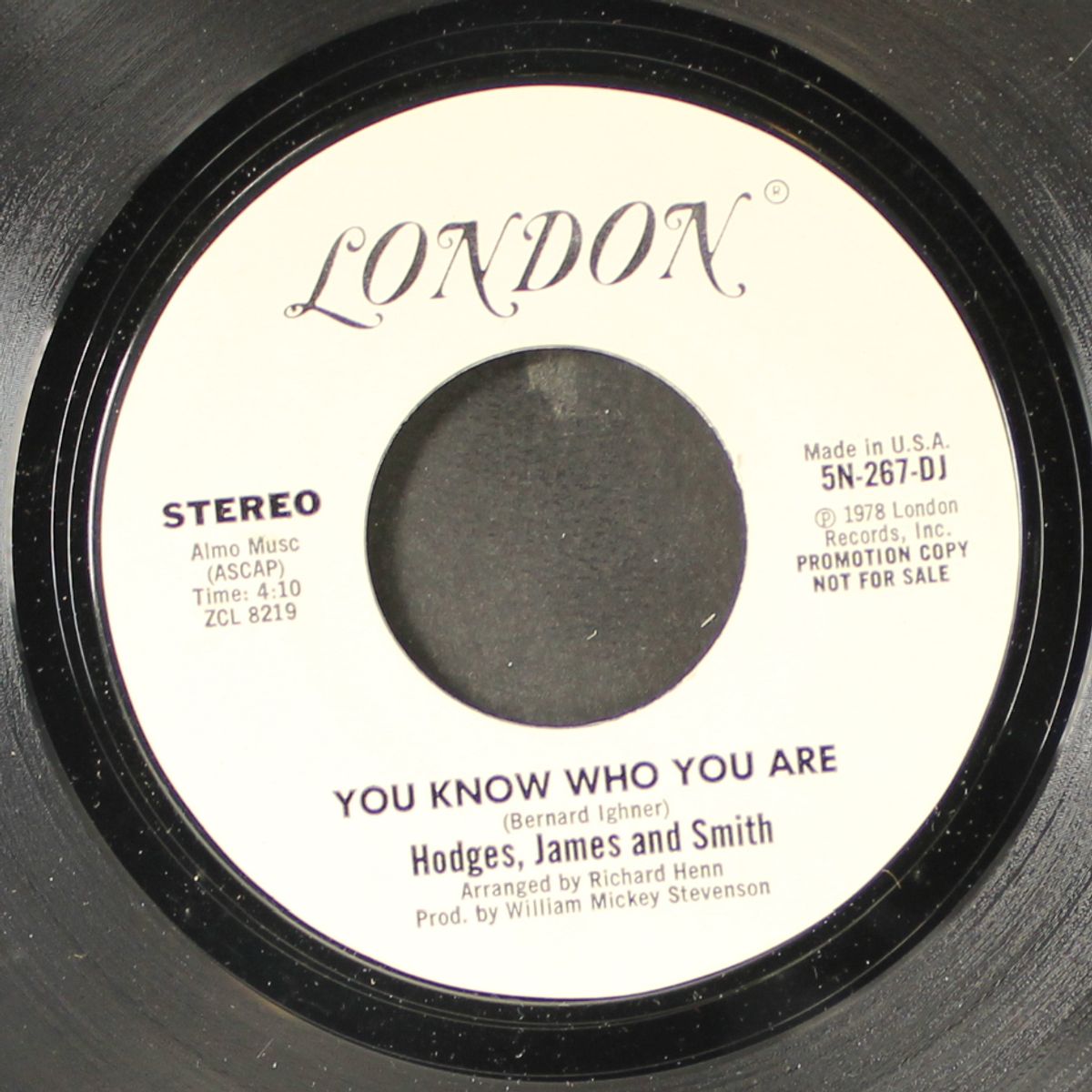 you know who you are / mono by HODGES, JAMES & SMITH