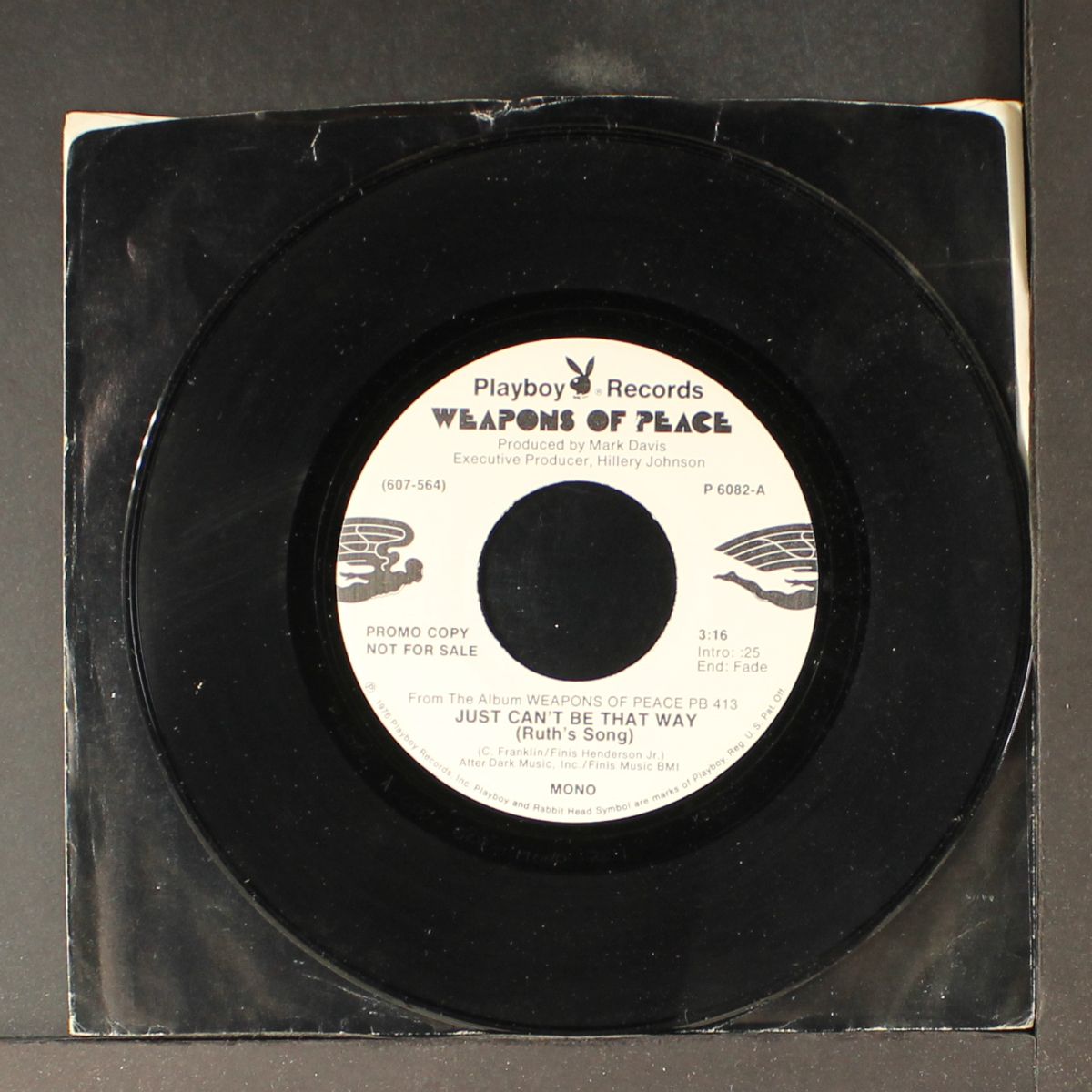 just can't be that way (ruth's song) / mono by WEAPONS OF PEACE
