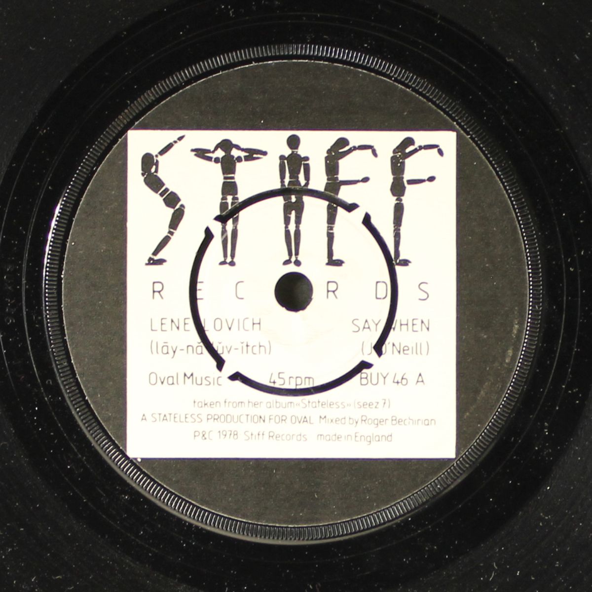 say when by LENE LOVICH