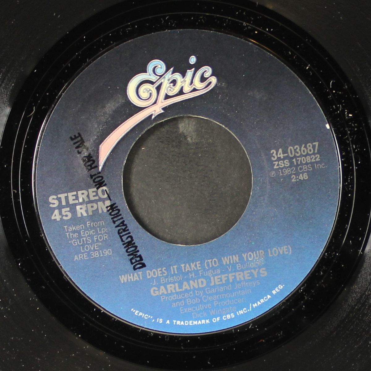 what does it take / rebel love by GARLAND JEFFREYS