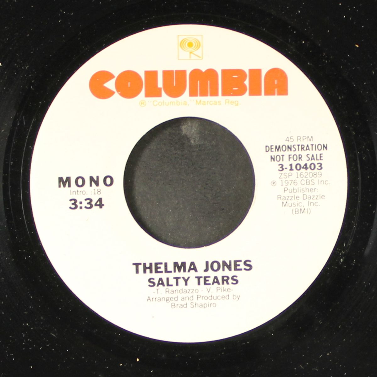 salty tears / mono by THELMA JONES