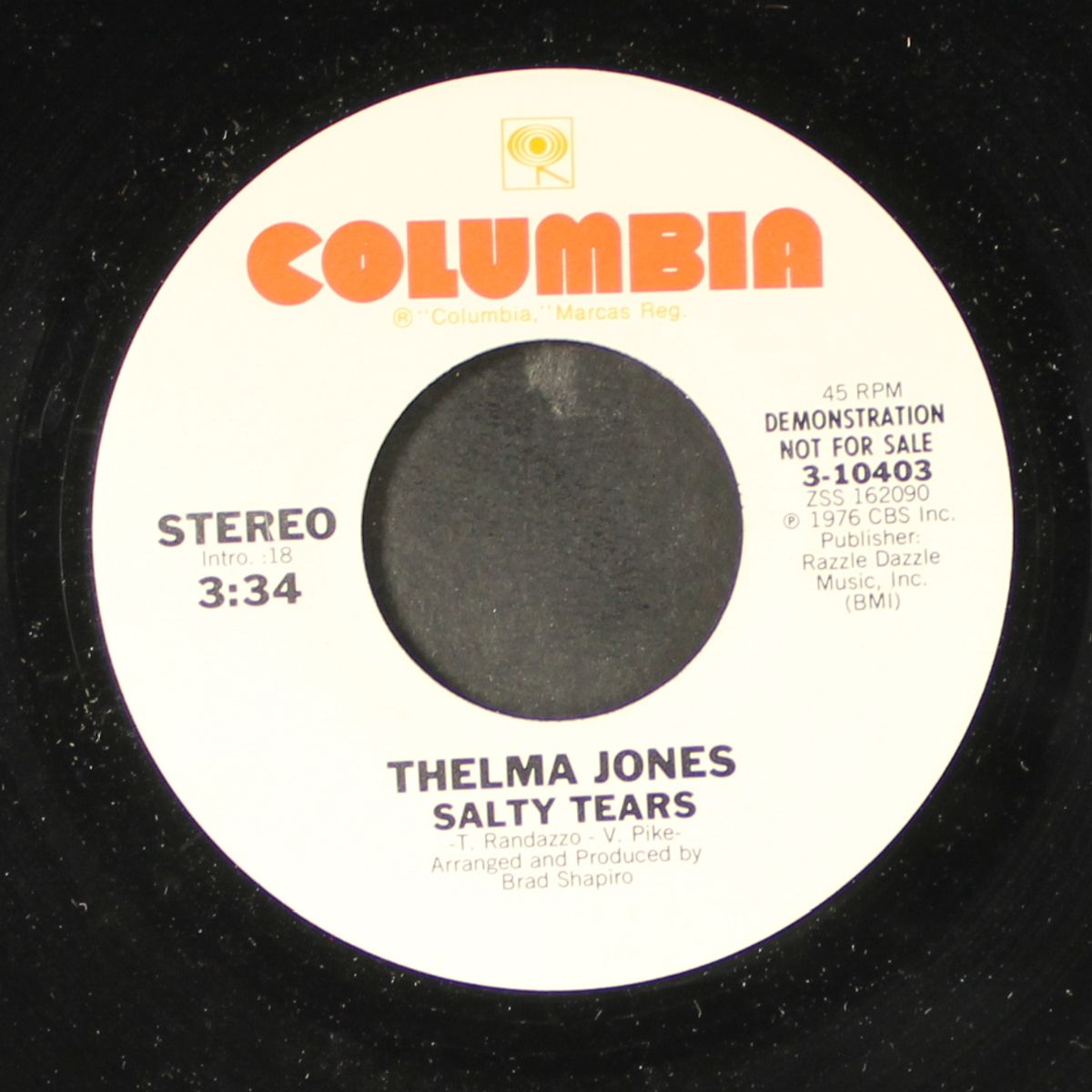 salty tears / mono by THELMA JONES