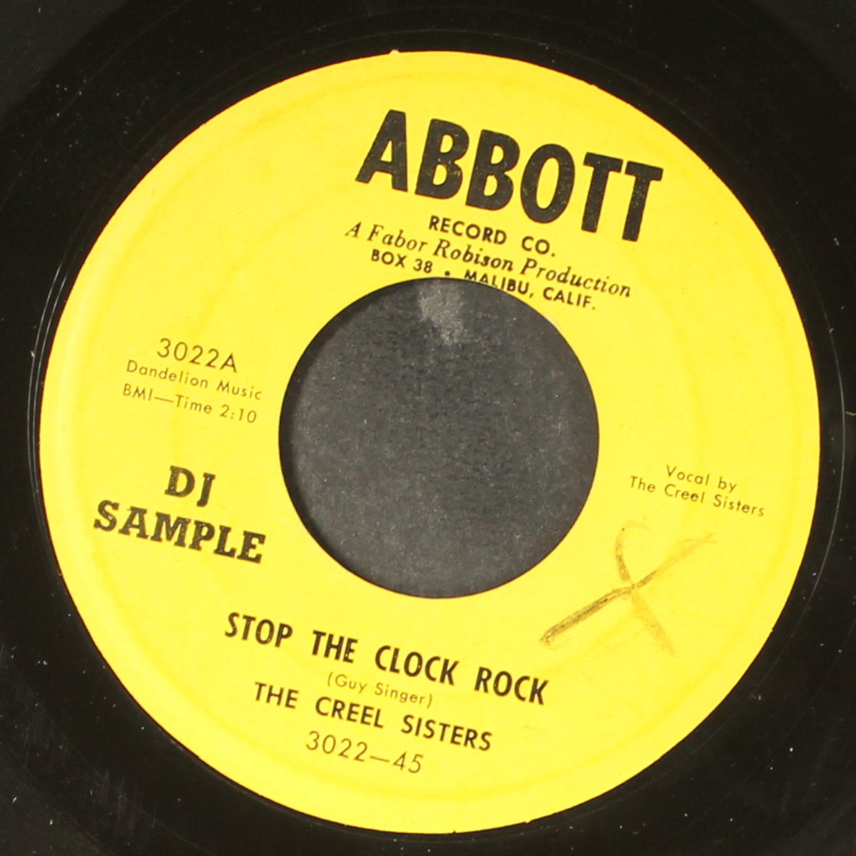 stop the clock rock / whose little pigeon are you by CREEL SISTERS