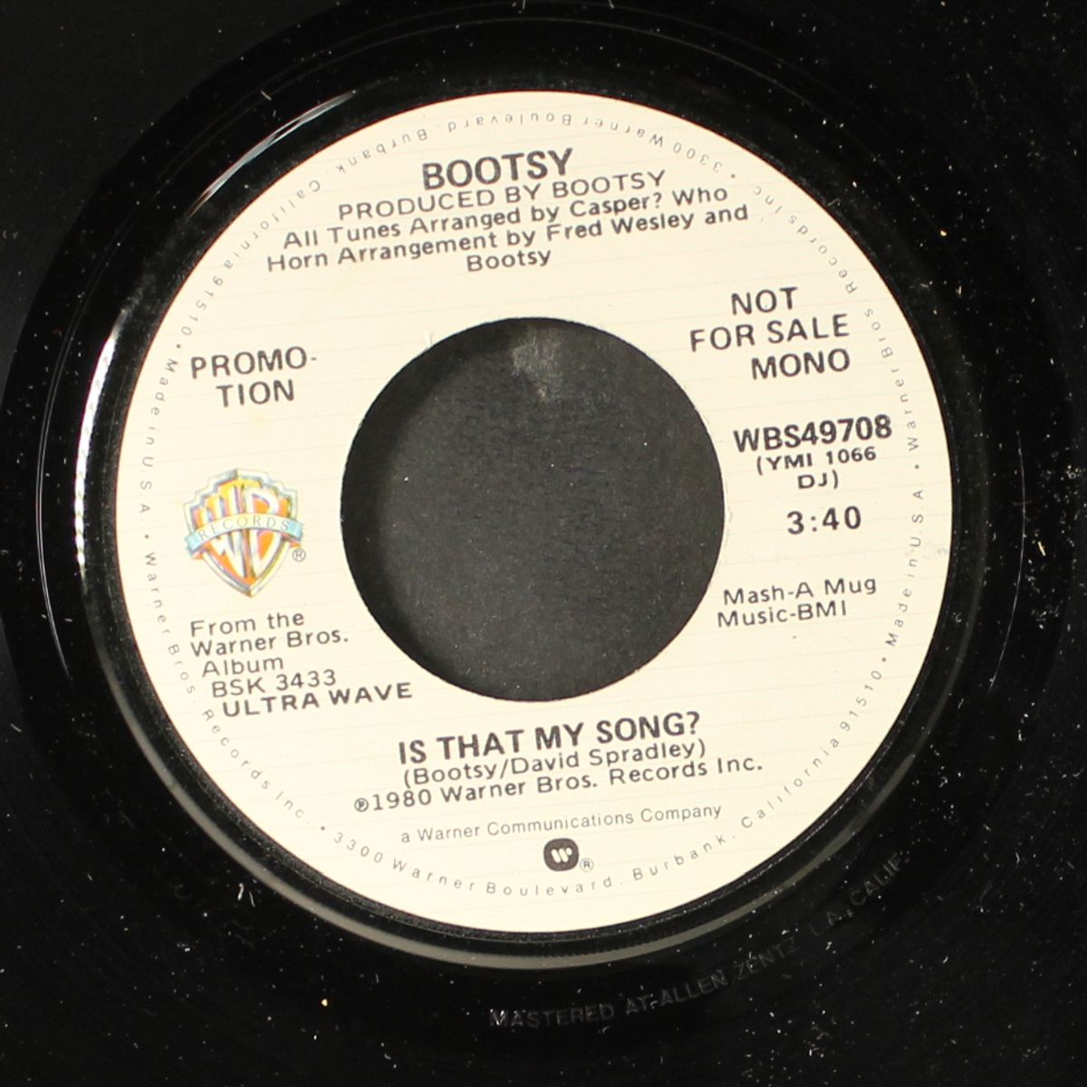 is that my song? / mono by BOOTSY