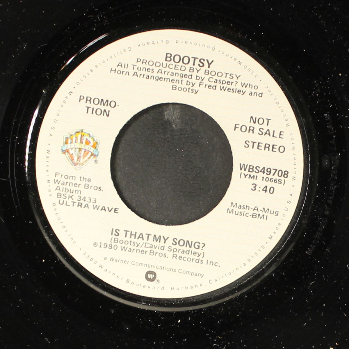 is that my song? / mono by BOOTSY