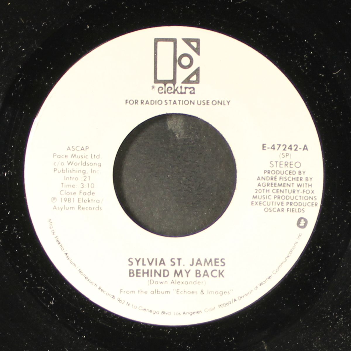 behind my back / mono by SYLVIA ST. JAMES