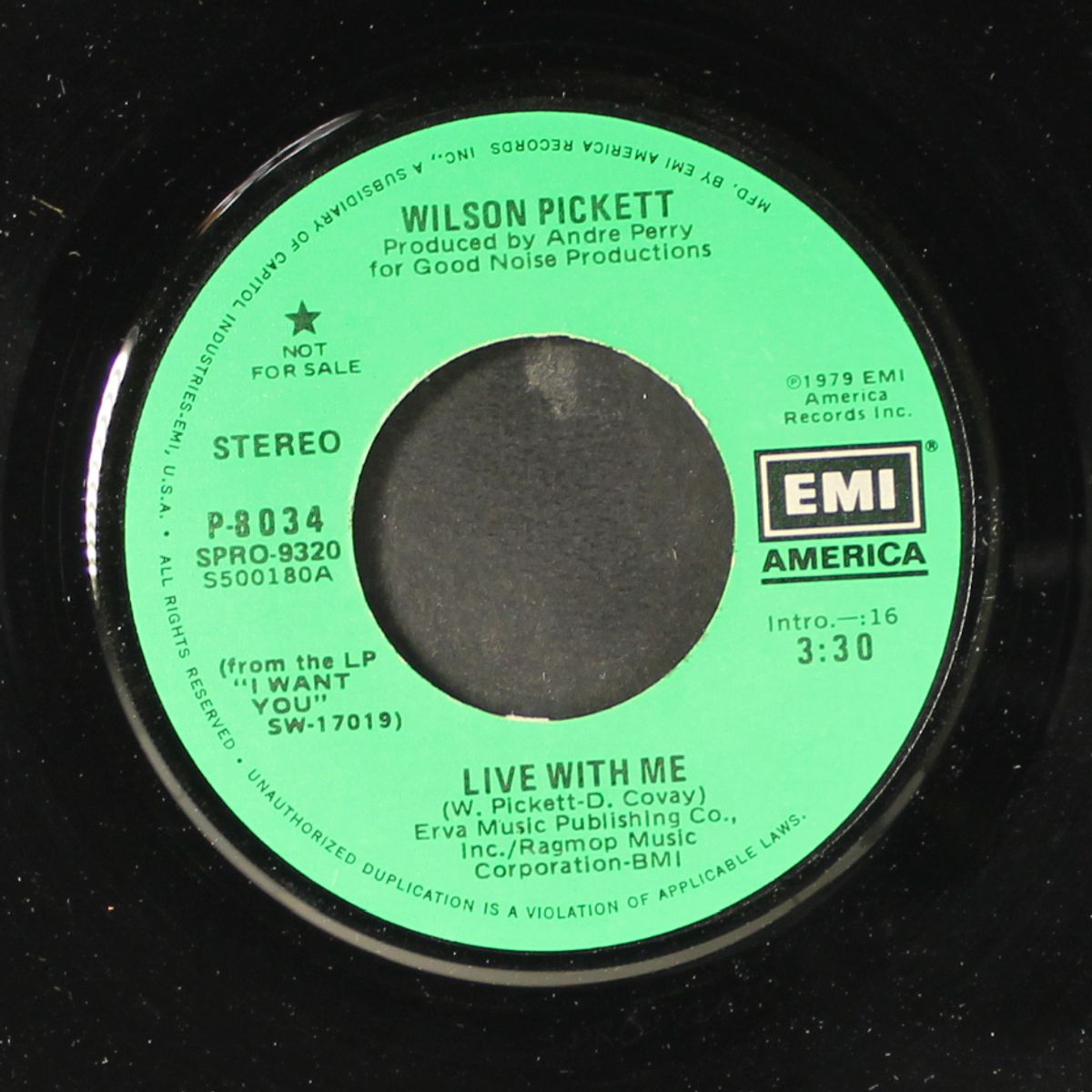 live with me / same by WILSON PICKETT