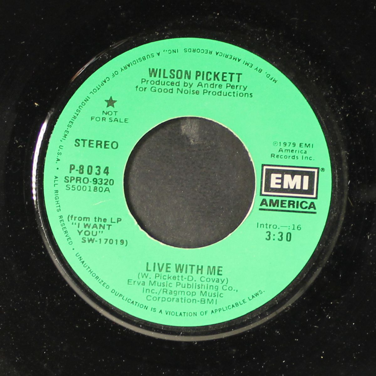 live with me / same by WILSON PICKETT