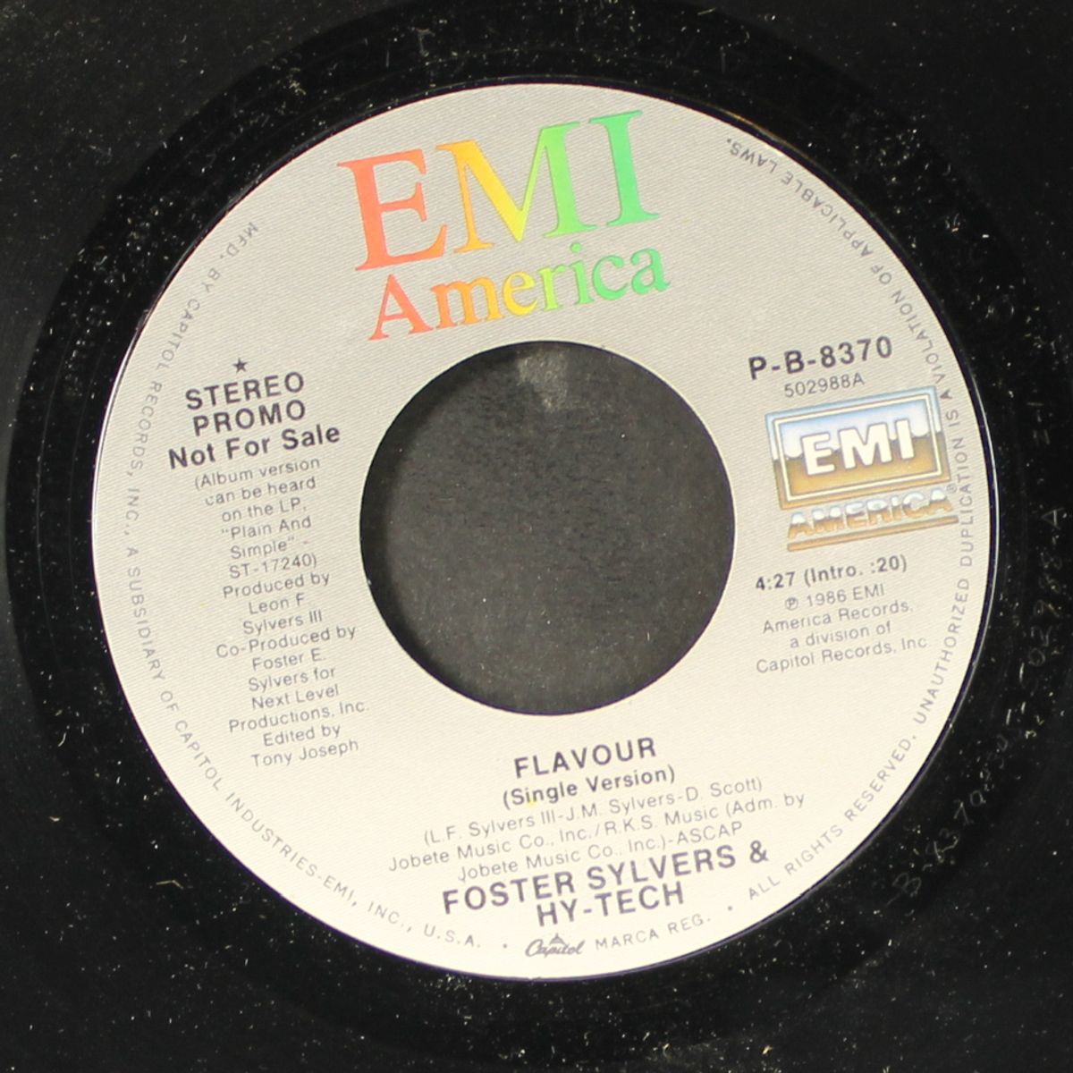flavour / same by FOSTER SYLVERS & HY-TECH