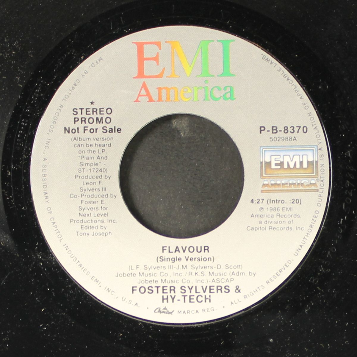 flavour / same by FOSTER SYLVERS & HY-TECH