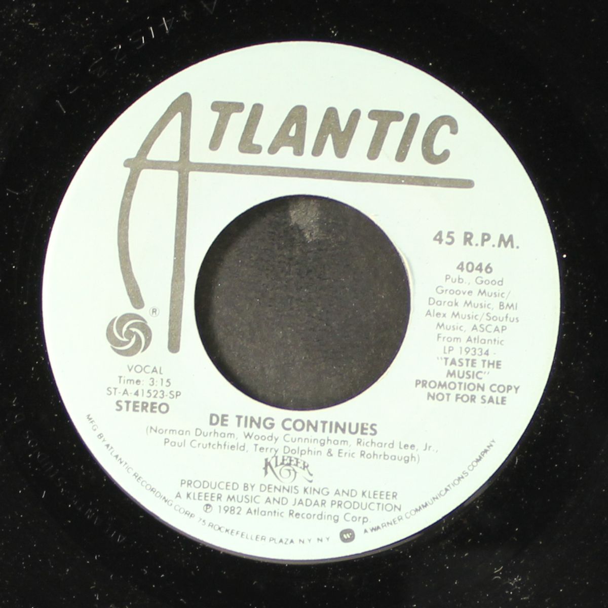 de ting continues / same by KLEEER
