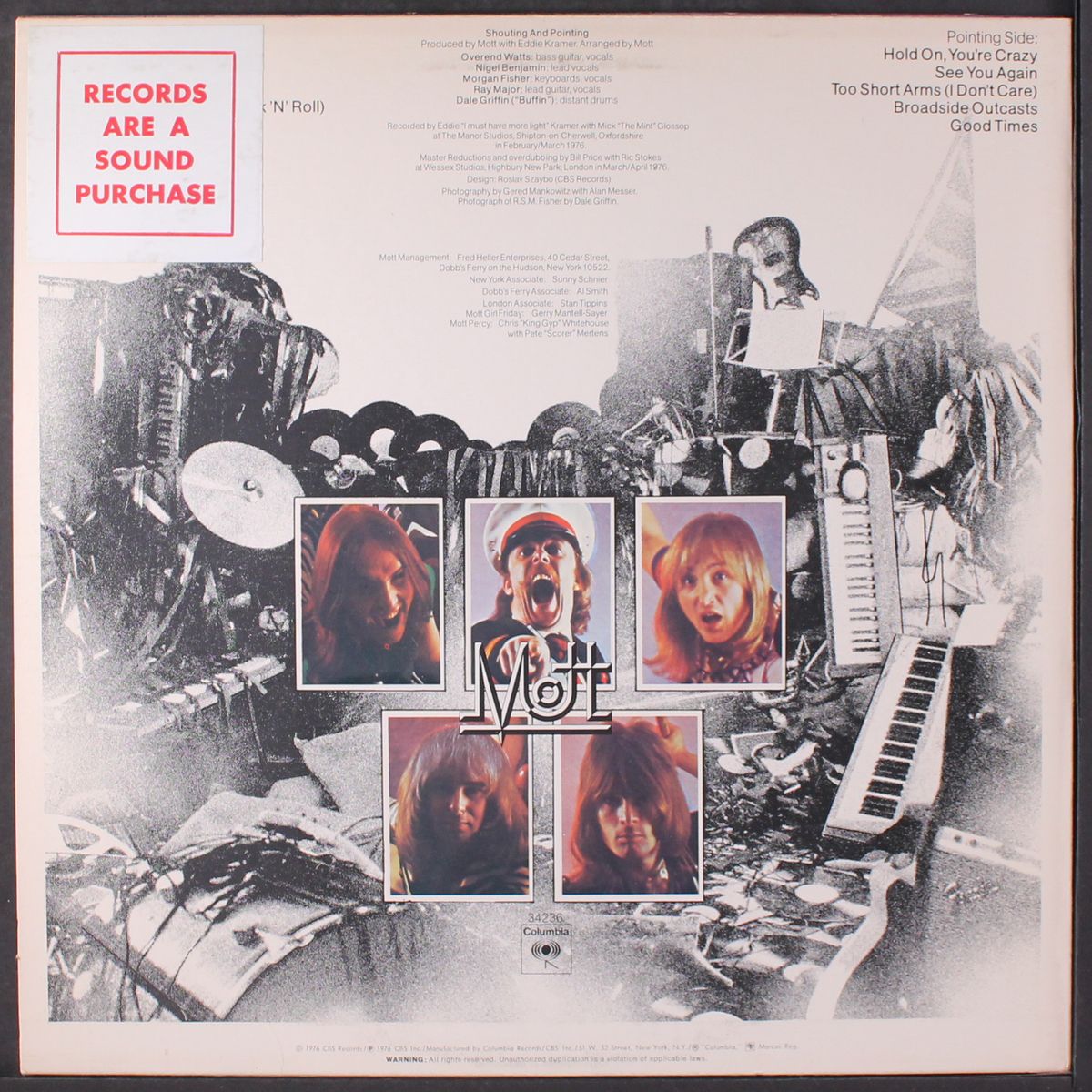 shouting & pointing by MOTT