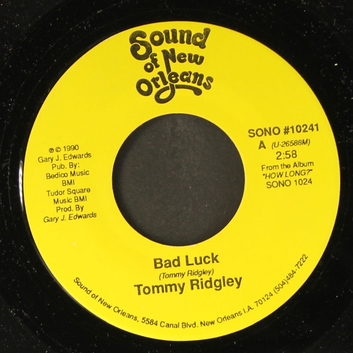 you mean everything to me / bad luck by TOMMY RIDGLEY