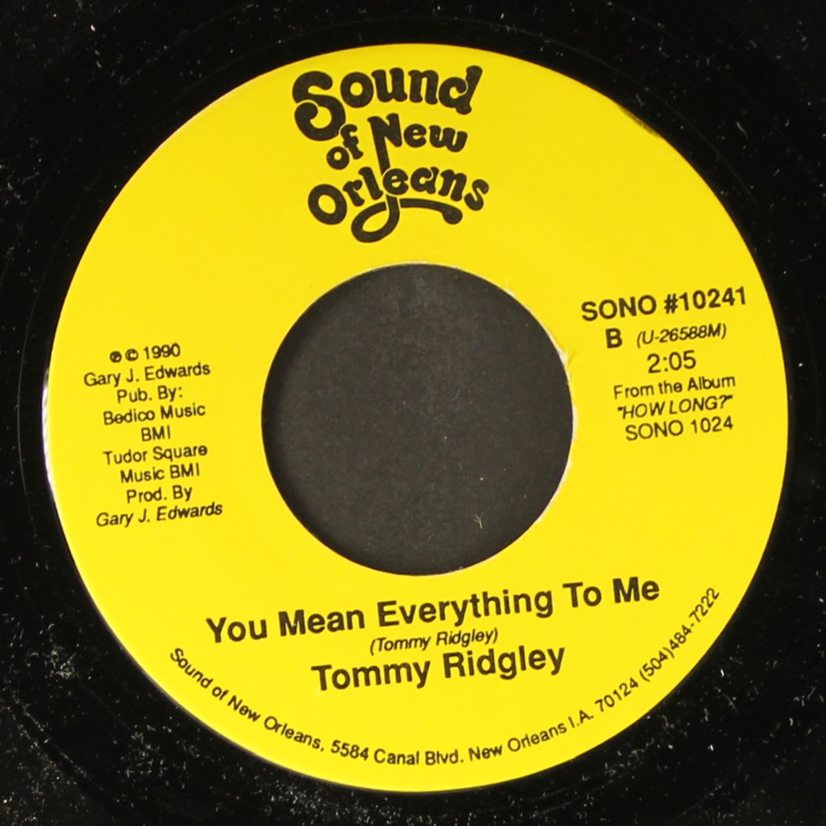 you mean everything to me / bad luck by TOMMY RIDGLEY