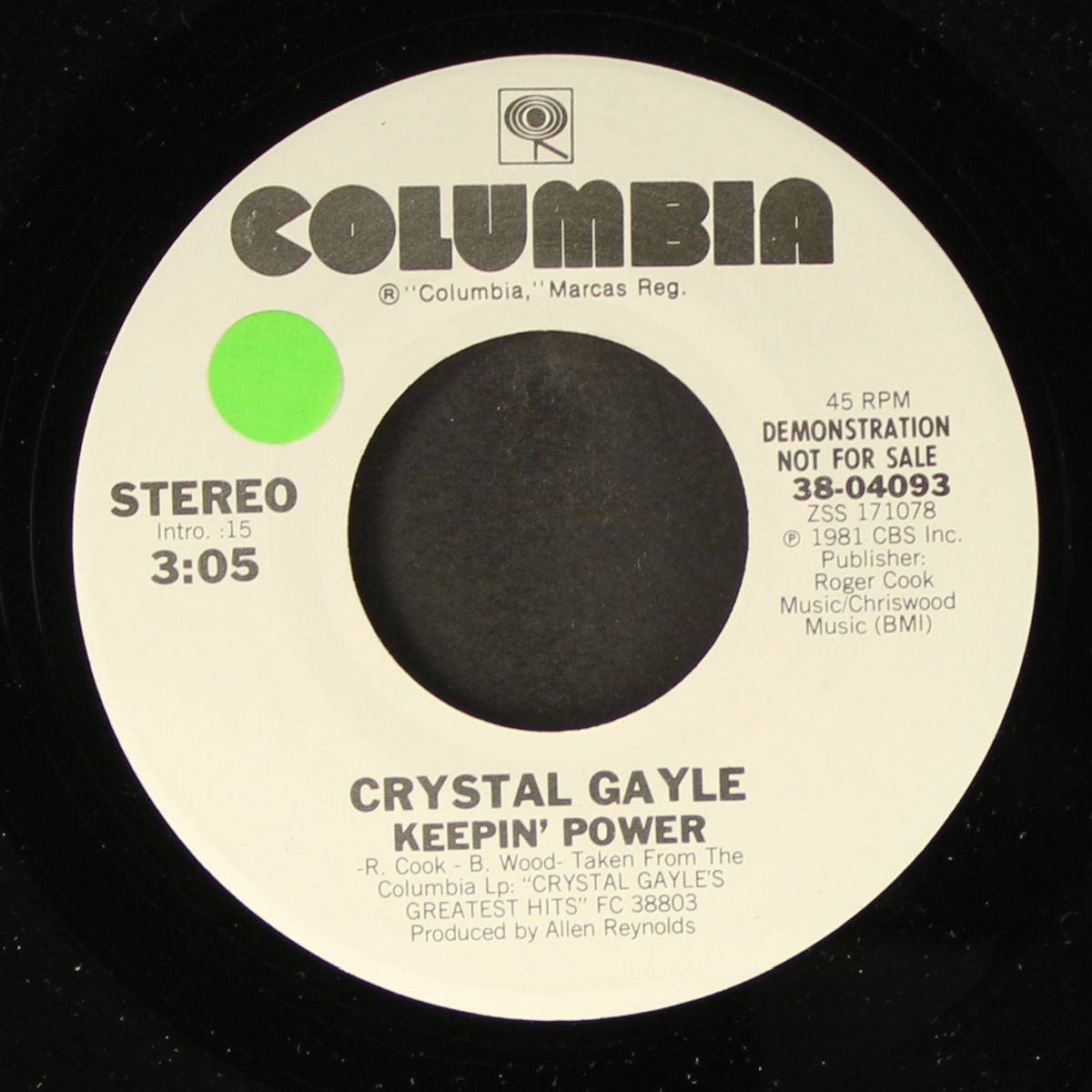 keepin' power / same by CRYSTAL GAYLE