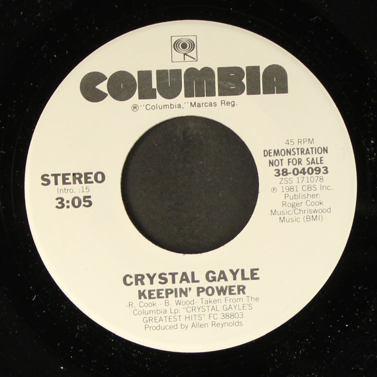 keepin' power / same by CRYSTAL GAYLE