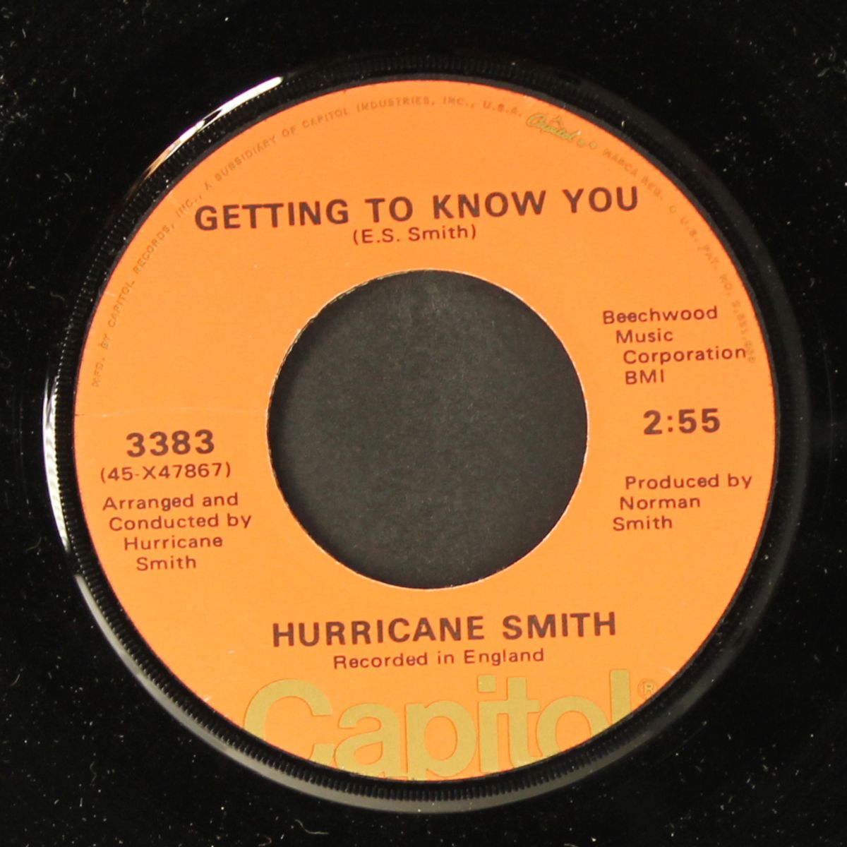 getting to know you / oh babe, what would you say? by HURRICANE SMITH