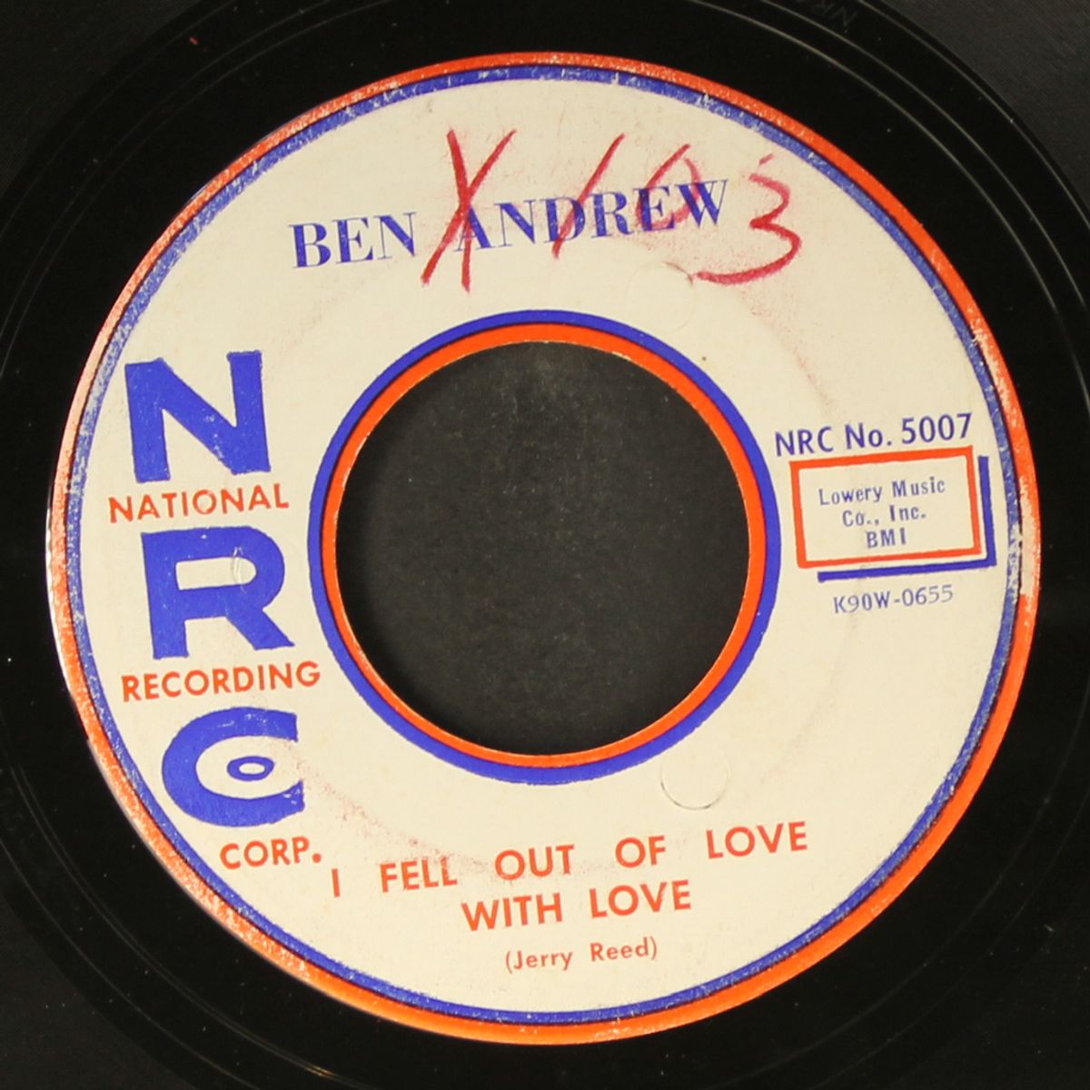 the whammy look / i fell out of love with love by BEN ANDREW
