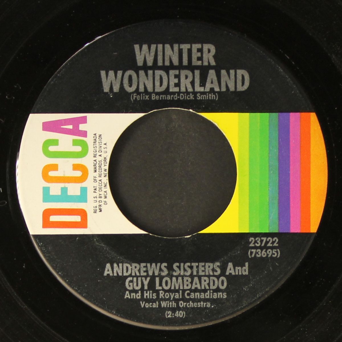 christmas island / winter wonderland by ANDREWS SISTERS