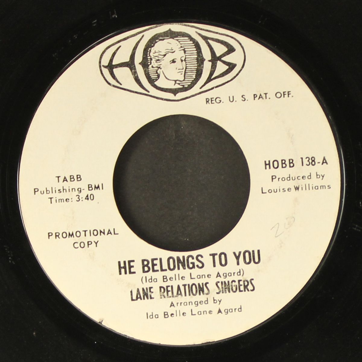 moses / he belongs to you by LANE RELATION SINGERS