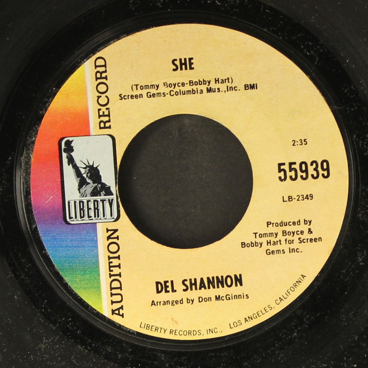 what makes you run / she by DEL SHANNON