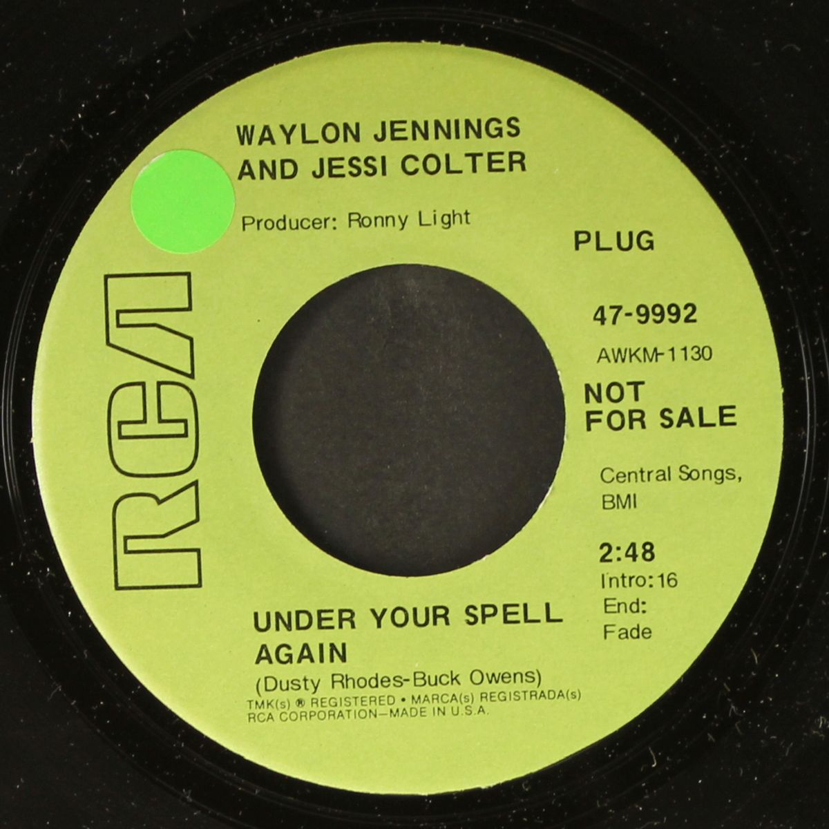 under your spell again / bridge over troubled water by WAYLON JENNINGS & JESSI COLTER