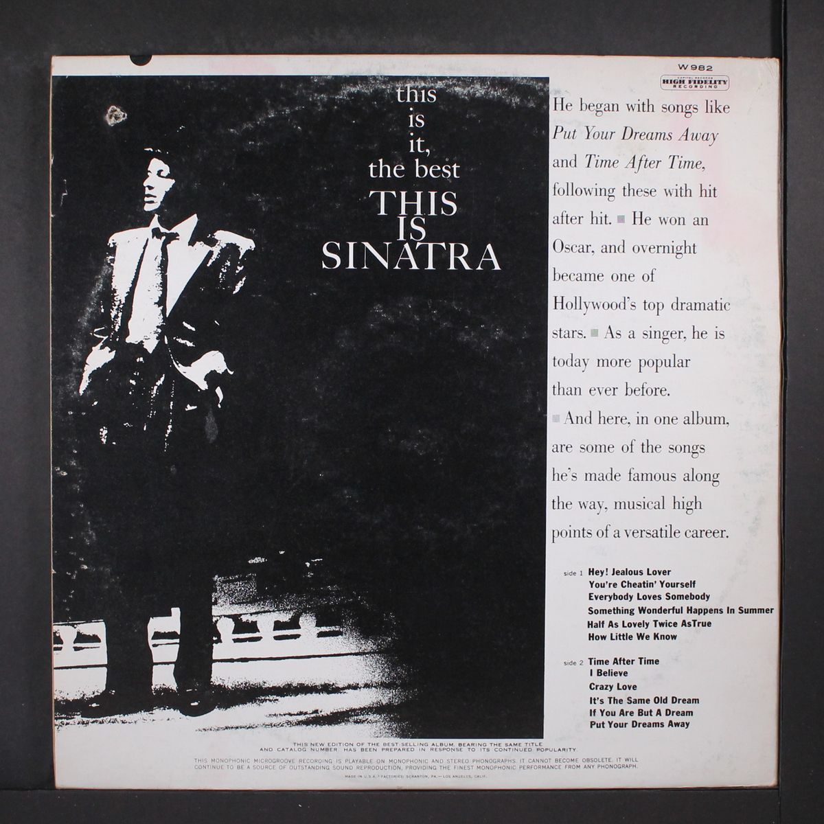 this is sinatra, vol. 2 by FRANK SINATRA