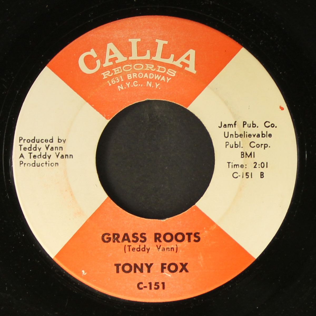 lean on me / grass roots by TONY FOX