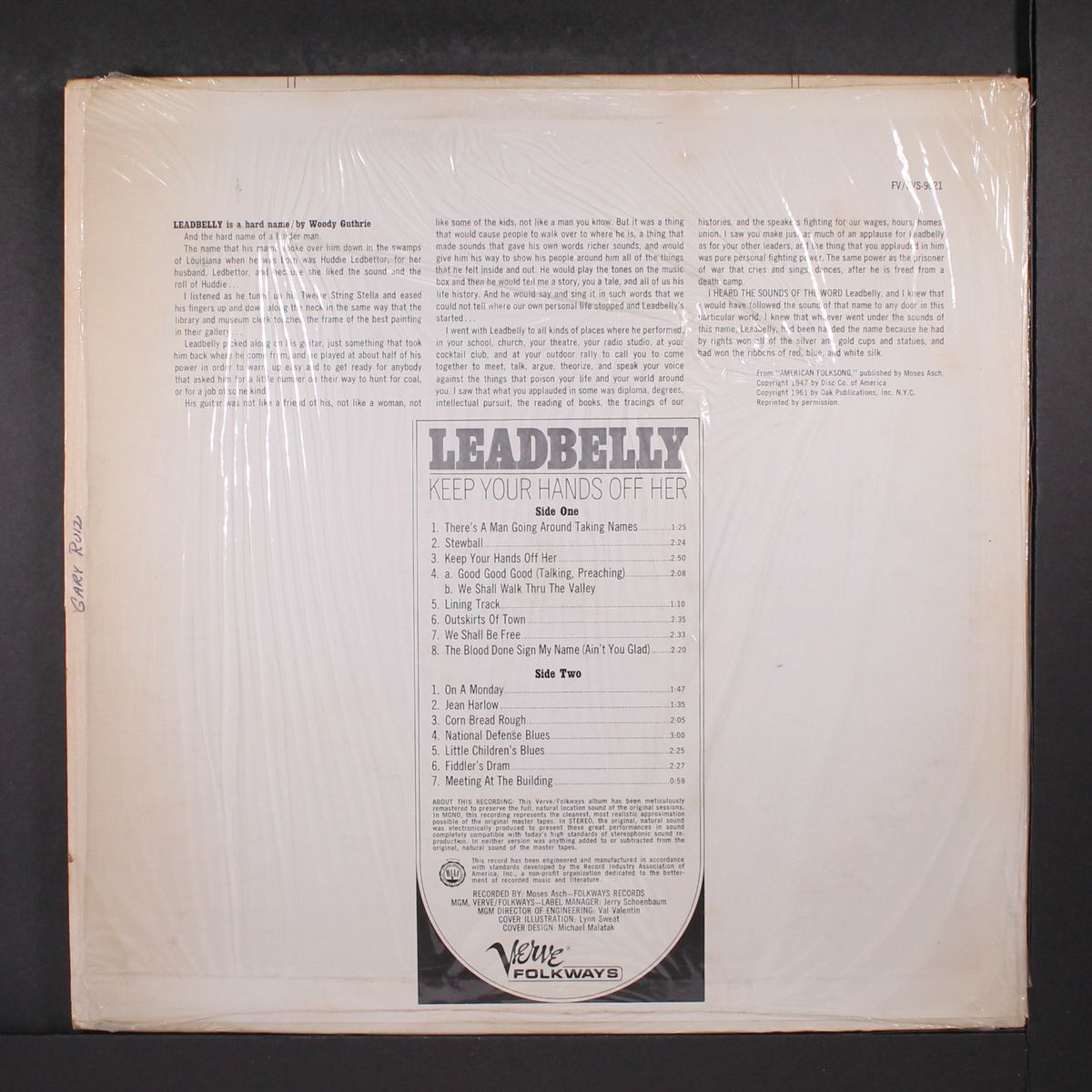 keep your hands off her by LEADBELLY