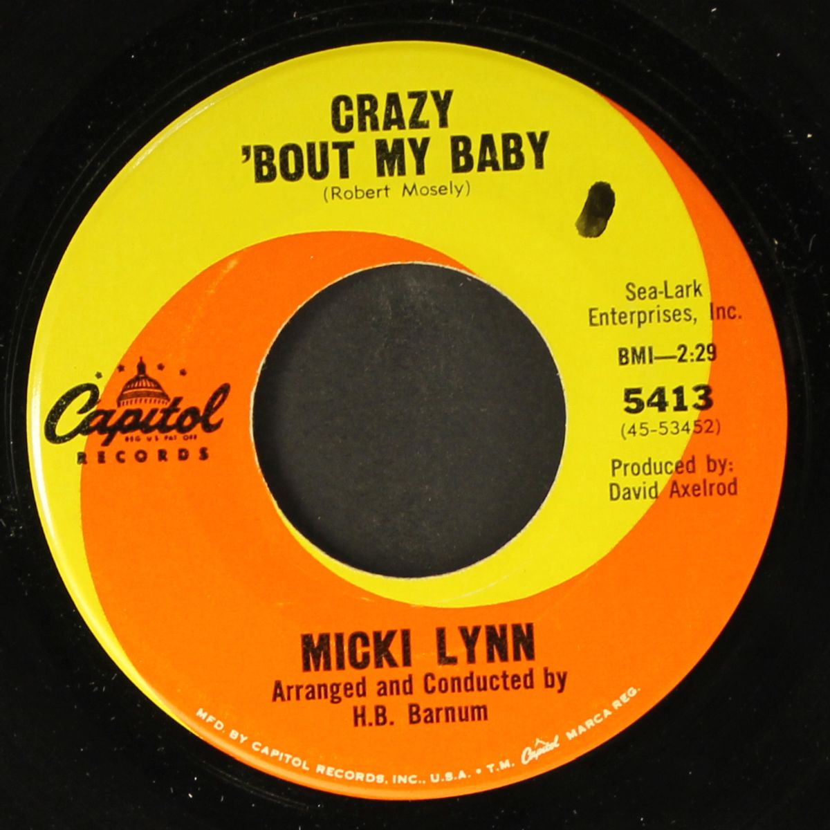crazy 'bout my baby / where was i by MICKI LYNN
