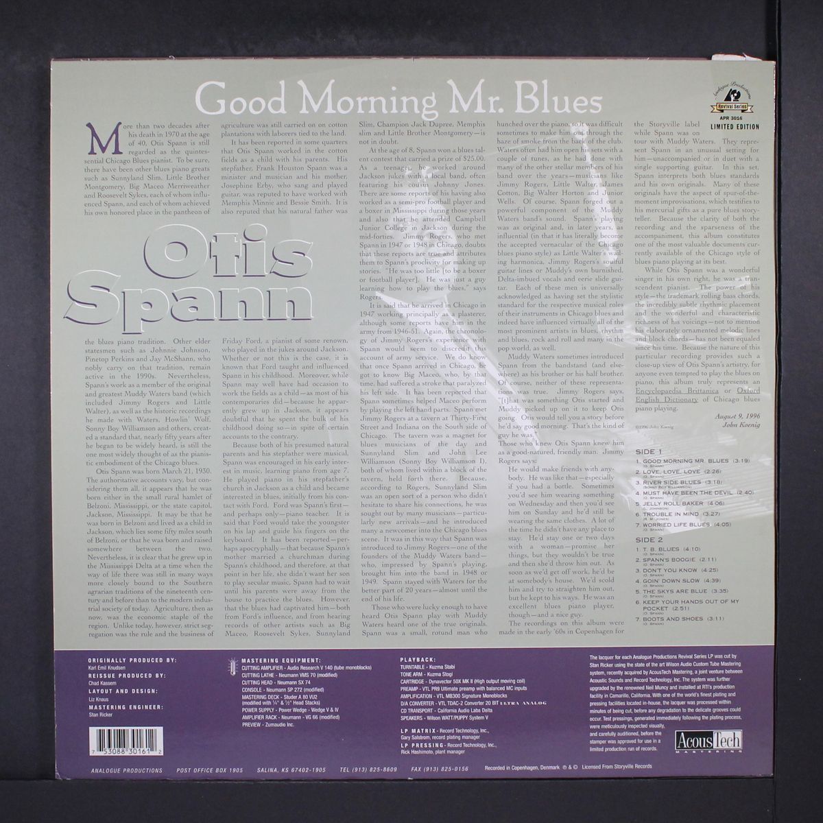 good morning mr. blues by OTIS SPANN