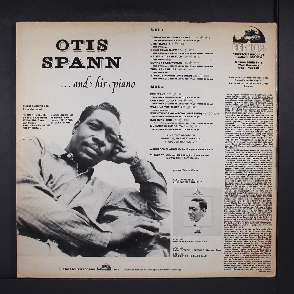 candid spann, vol. 2 by OTIS SPANN