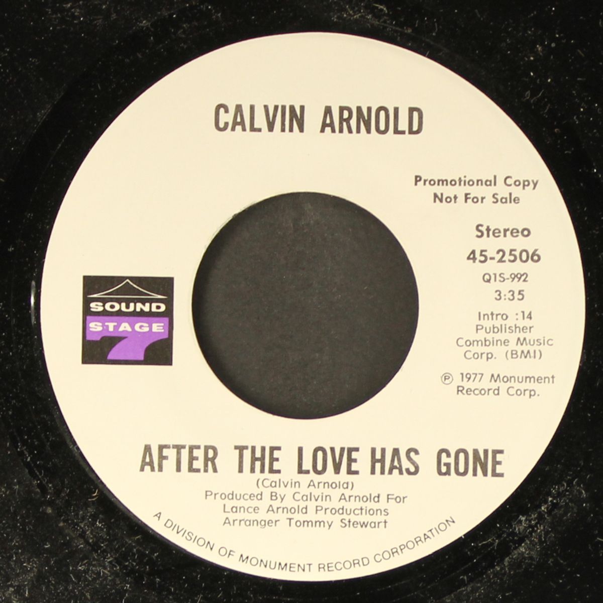 after the love has gone / mono by CALVIN ARNOLD
