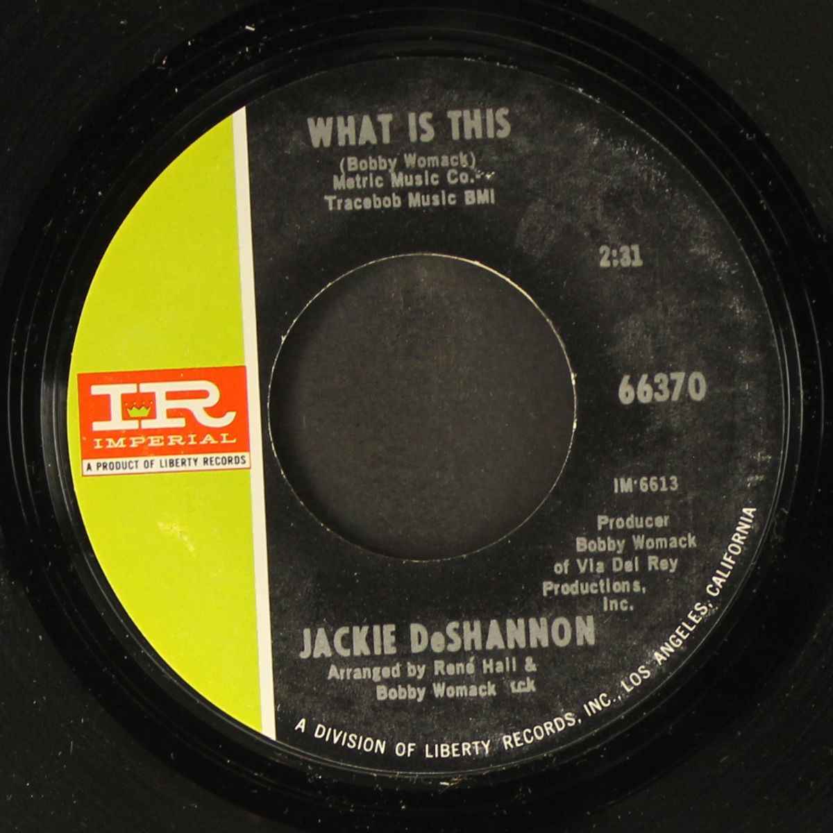 what is this / trust me by JACKIE DE SHANNON