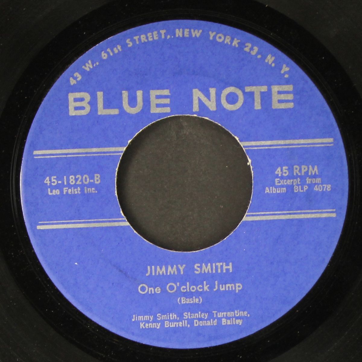 jumpin' the blues / one o'clock jump by JIMMY SMITH