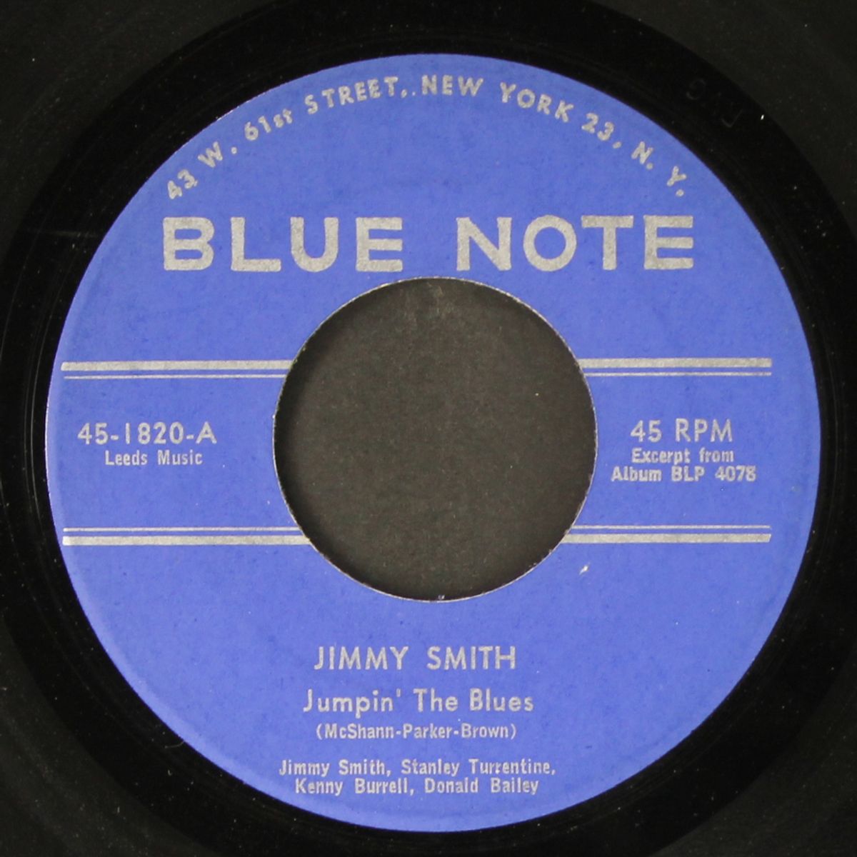 jumpin' the blues / one o'clock jump by JIMMY SMITH