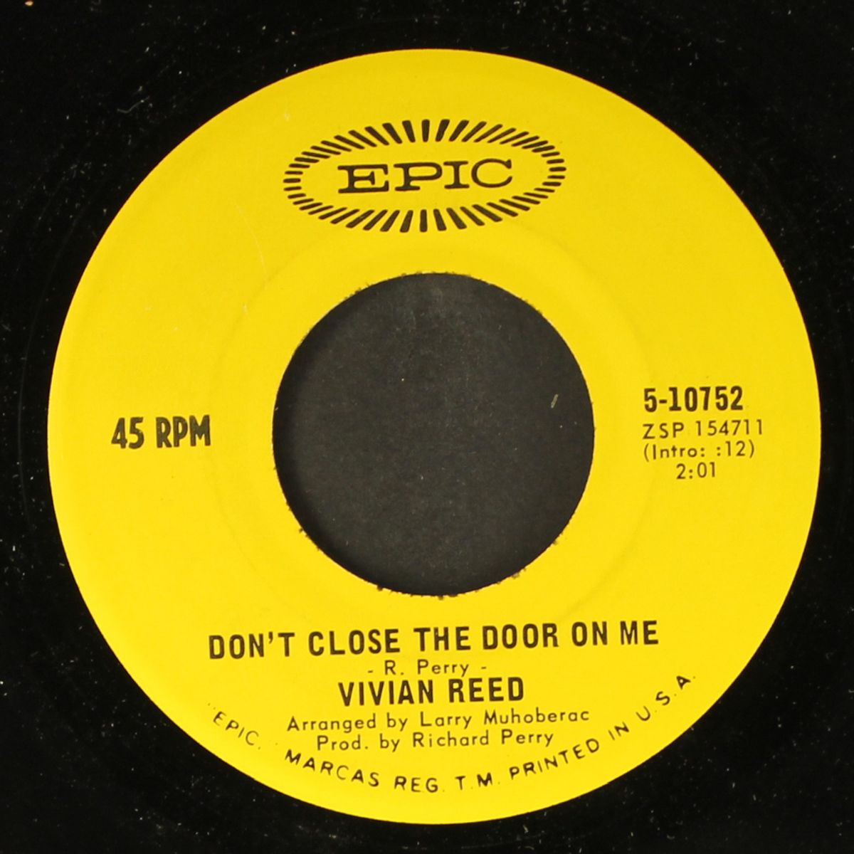 i feel the earth move / don't close the door on me by VIVIAN REED