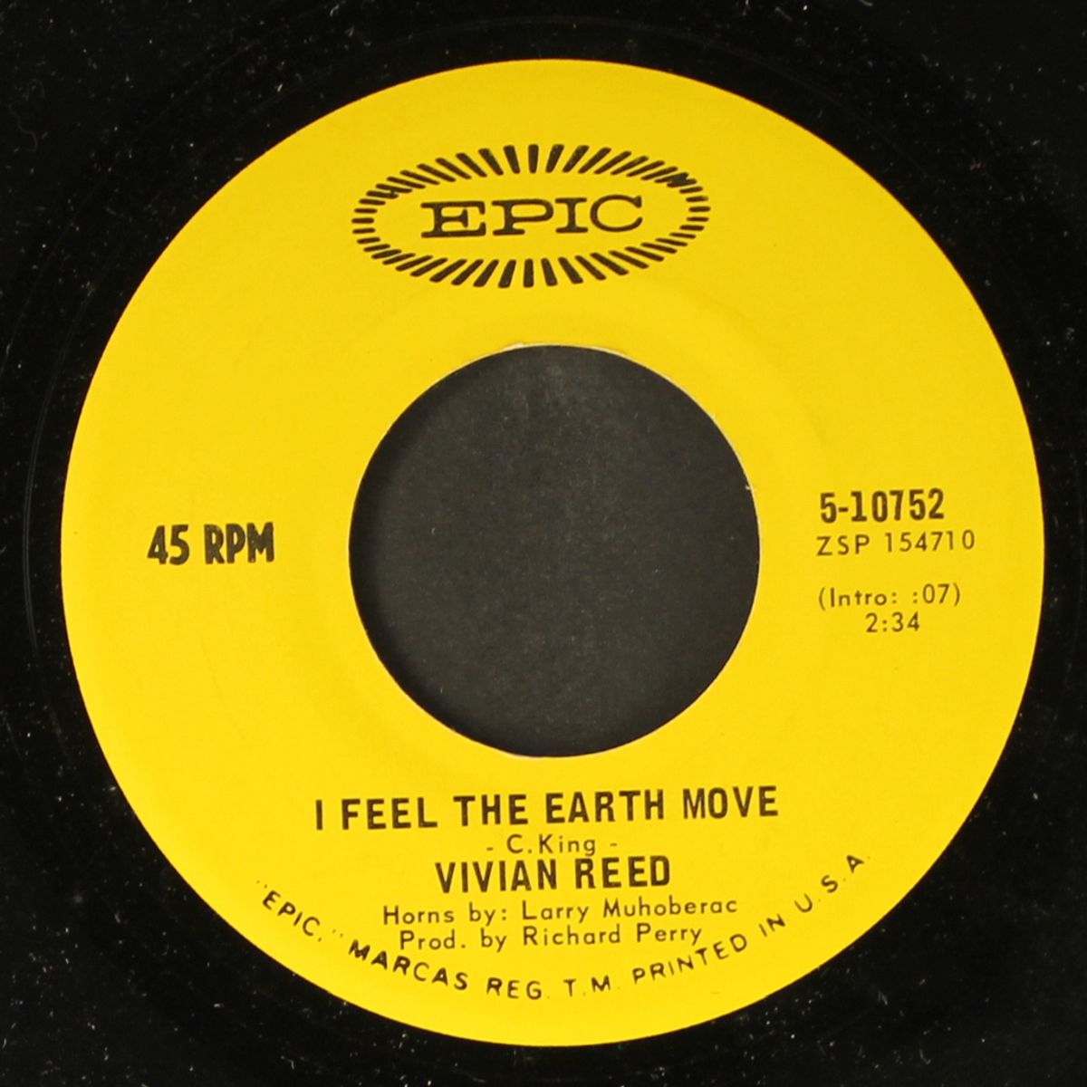i feel the earth move / don't close the door on me by VIVIAN REED